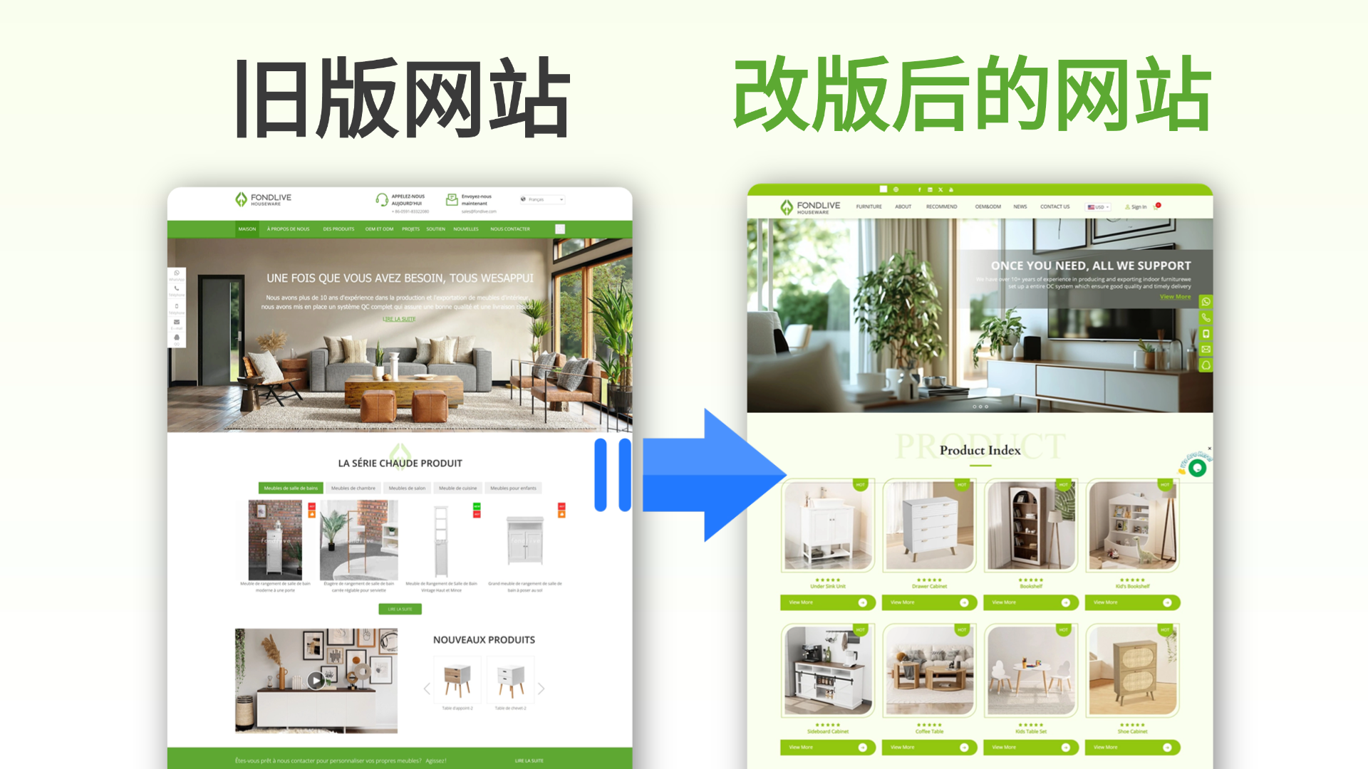 焦点领动独立站改版服务效果展示
