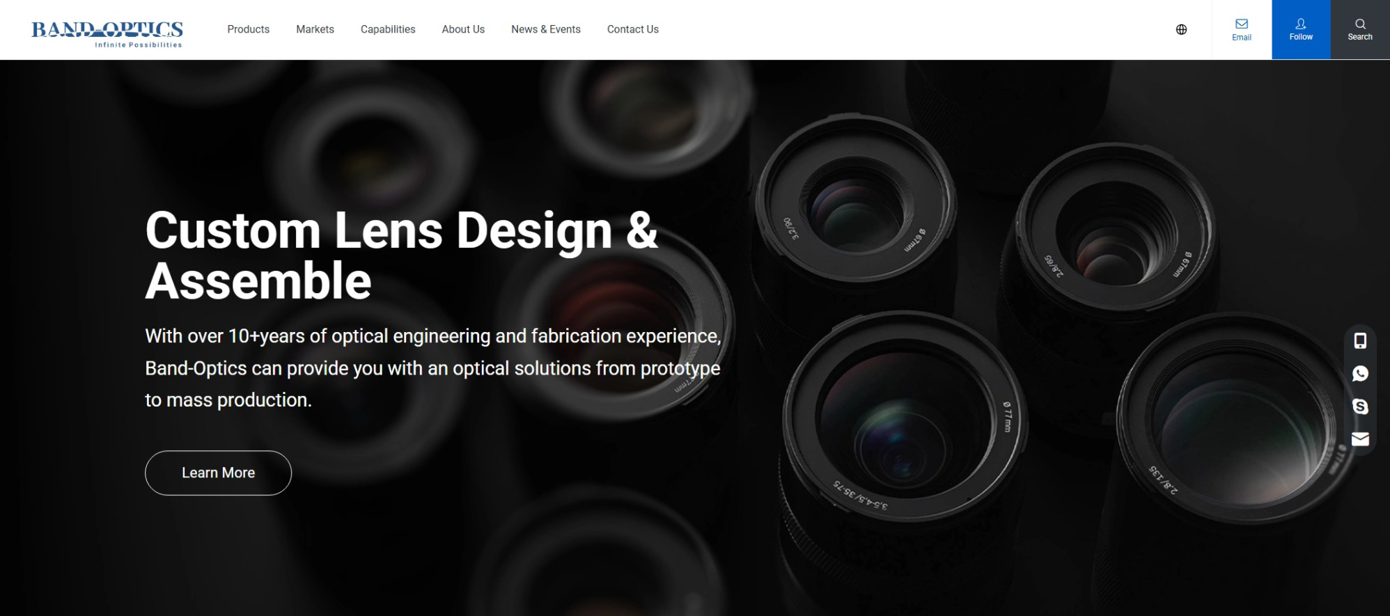 南京班德独立站首页Banner图