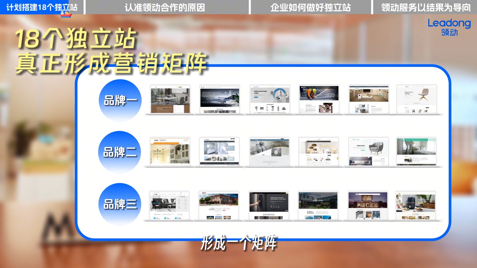 加码18个独立站形成营销矩阵