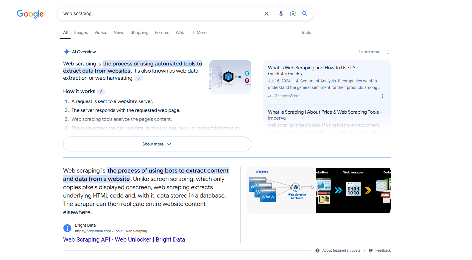 谷歌搜索结果页面调整
