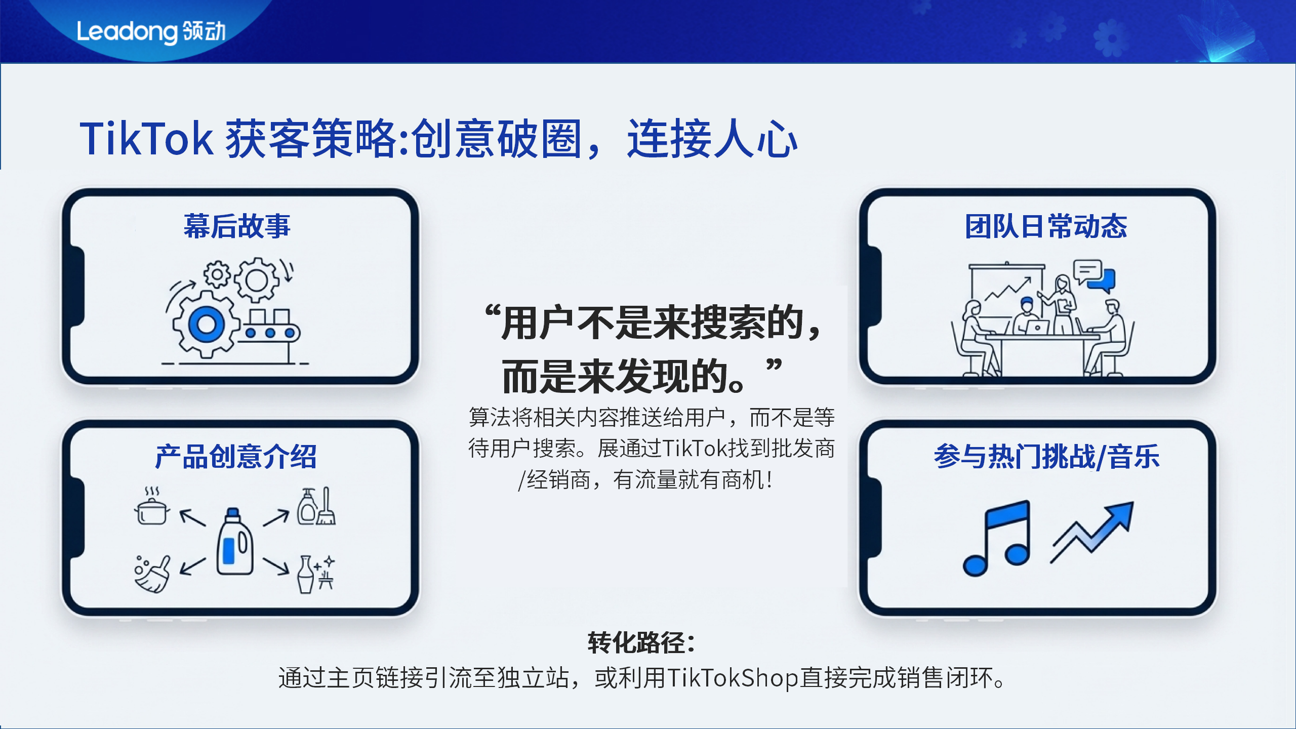 TikTok 获客策略:创意破圈，连接人心