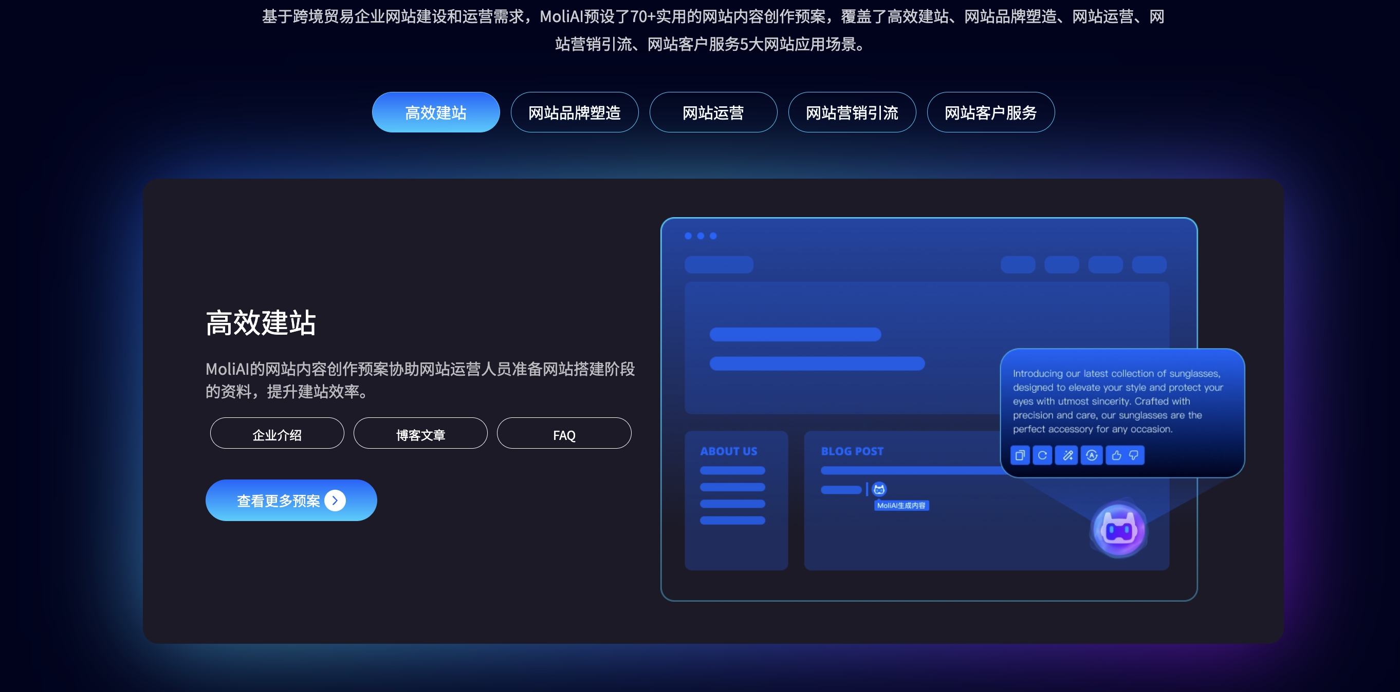 外贸网站AI指令