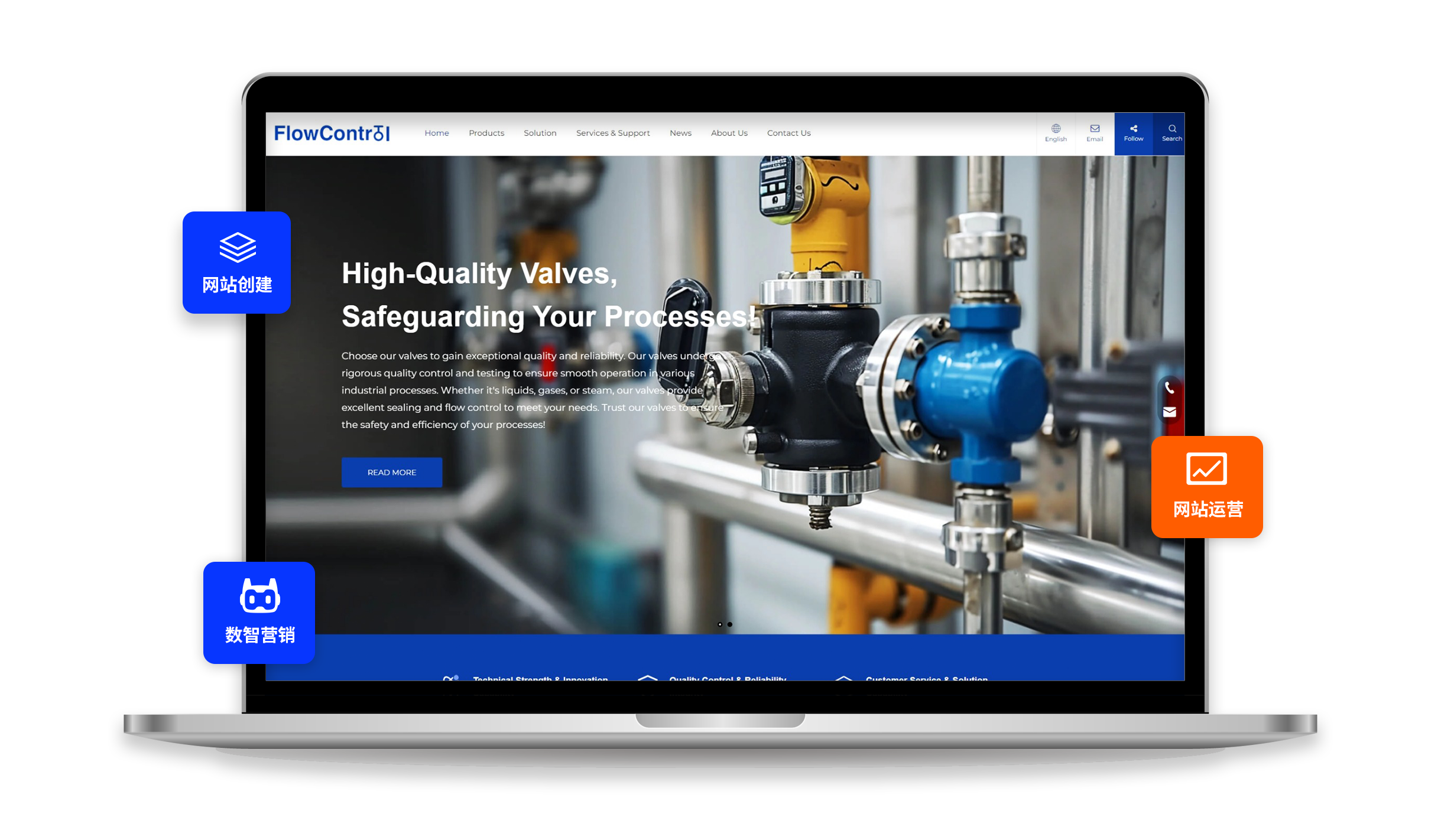 焦点领动响应式网站建设