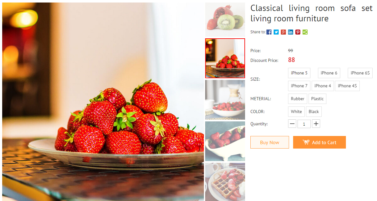 产品详情一种展示风格